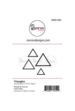 RONRON DESIGNS RONRON DESIGNS TRIANGLES FOAM STAMP SET