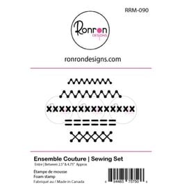 RONRON DESIGNS RONRON DESIGNS ENSEMBLE COUTURE FOAM STAMP SET