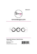 RONRON DESIGNS RONRON DESIGNS RONDS DE PEINTURE FOAM STAMP