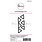 RONRON DESIGNS RONRON DESIGNS BORDURE CONTOURS TRIANGULAIRES 2 GRAND FOAM STAMP