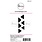 RONRON DESIGNS RONRON DESIGNS BORDURE TRIANGLES PLEINS 2 GRAND FOAM STAMP