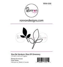 RONRON DESIGNS RONRON DESIGNS DUO DE VERDURE FOAM STAMP SET
