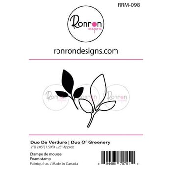 RONRON DESIGNS RONRON DESIGNS DUO DE VERDURE FOAM STAMP SET