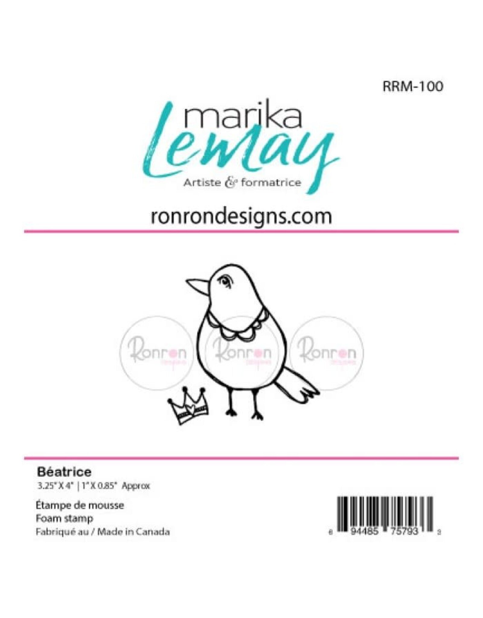 RONRON DESIGNS RONRON DESIGNS BÉATRICE FOAM STAMP SET