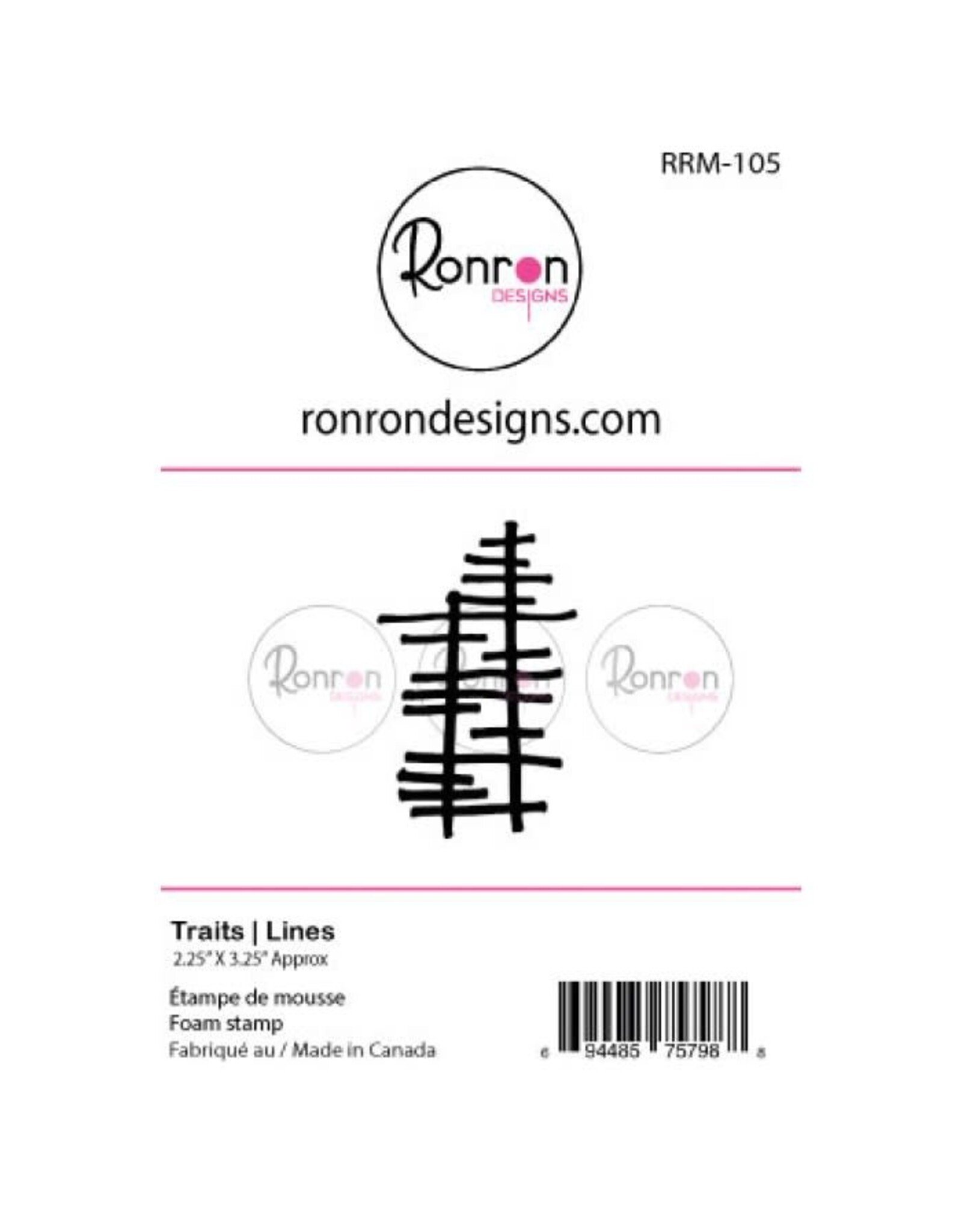 RONRON DESIGNS RONRON DESIGNS TRAITS FOAM STAMP