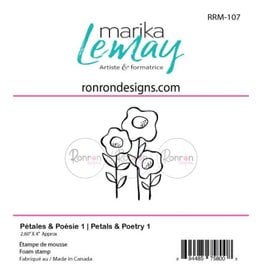 RONRON DESIGNS RONRON DESIGNS PÉTALES & POÉSIE 1 FOAM STAMP