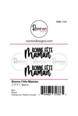 RONRON DESIGNS RONRON DESIGNS BONNE FÊTE MAMAN WOOD PIECES