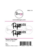 RONRON DESIGNS RONRON DESIGNS BONNE FÊTE PAPA WOOD PIECES