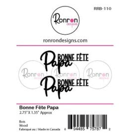 RONRON DESIGNS RONRON DESIGNS BONNE FÊTE PAPA WOOD PIECES