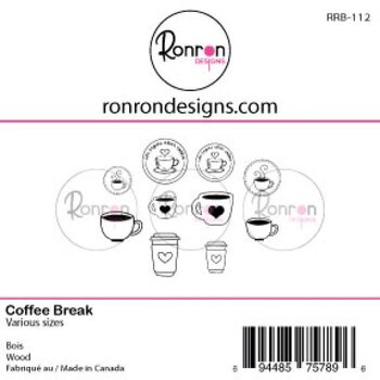 RONRON DESIGNS RONRON DESIGNS COFFEE BREAK WOOD PIECES