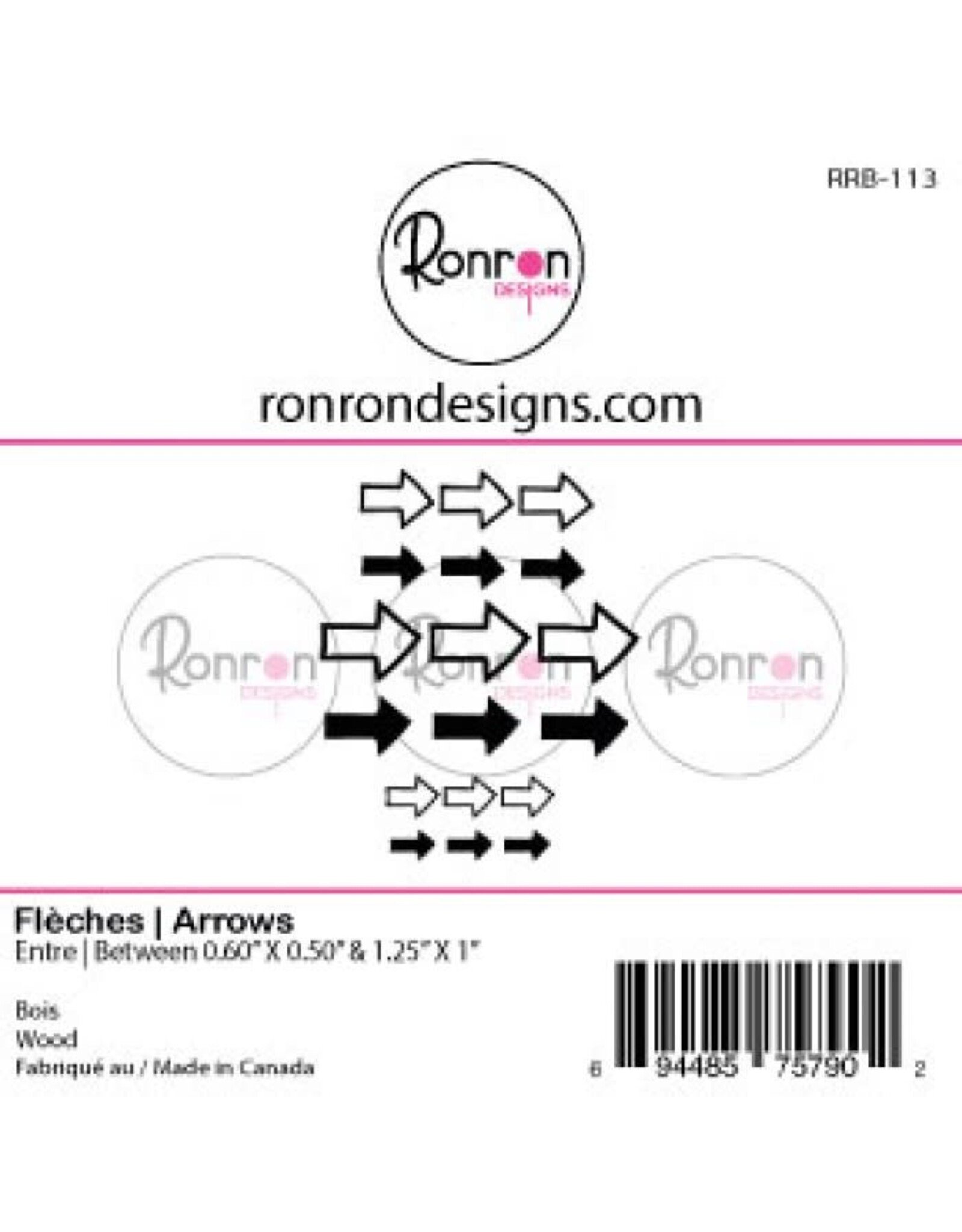 RONRON DESIGNS RONRON DESIGNS FLÈCHES WOOD PIECES