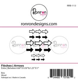 RONRON DESIGNS RONRON DESIGNS FLÈCHES WOOD PIECES