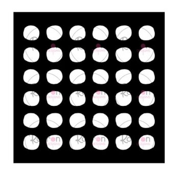 RONRON DESIGNS RONRON DESIGNS CERCLES IMPARFAITS STENCIL