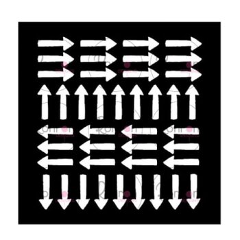 RONRON DESIGNS RONRON DESIGNS FLÈCHES DANS TOUS LES SENS STENCIL