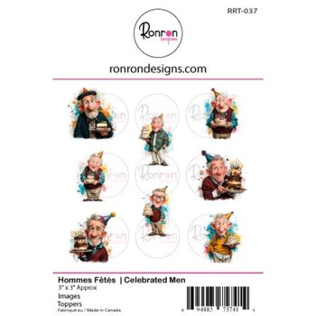 RONRON DESIGNS RONRON DESIGNS HOMMES FÊTÉS TOPPERS