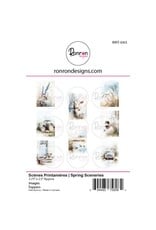 RONRON DESIGNS RONRON DESIGNS SCÈNES PRINTANIÈRES TOPPERS