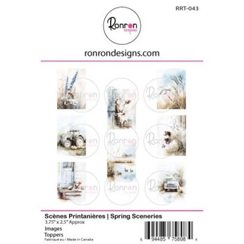 RONRON DESIGNS RONRON DESIGNS SCÈNES PRINTANIÈRES TOPPERS