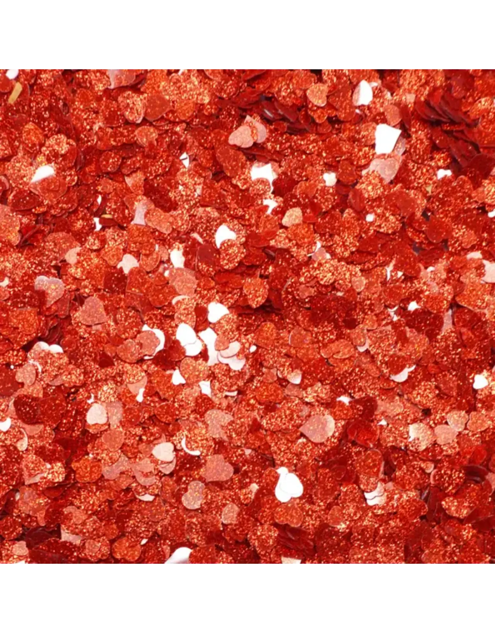 TRINITY STAMPS TRINITY STAMPS RED SPARKLE HEARTS CONFETTI EMBELLISHMENTS