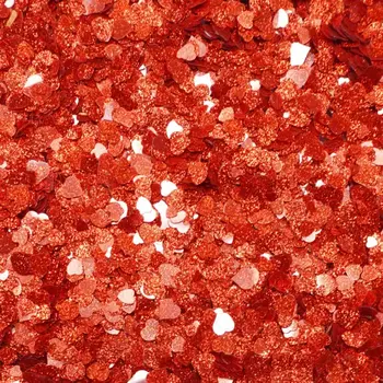 TRINITY STAMPS TRINITY STAMPS RED SPARKLE HEARTS CONFETTI EMBELLISHMENTS
