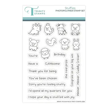 TRINITY STAMPS TRINITY STAMPS STUFFIES CLEAR STAMP SET