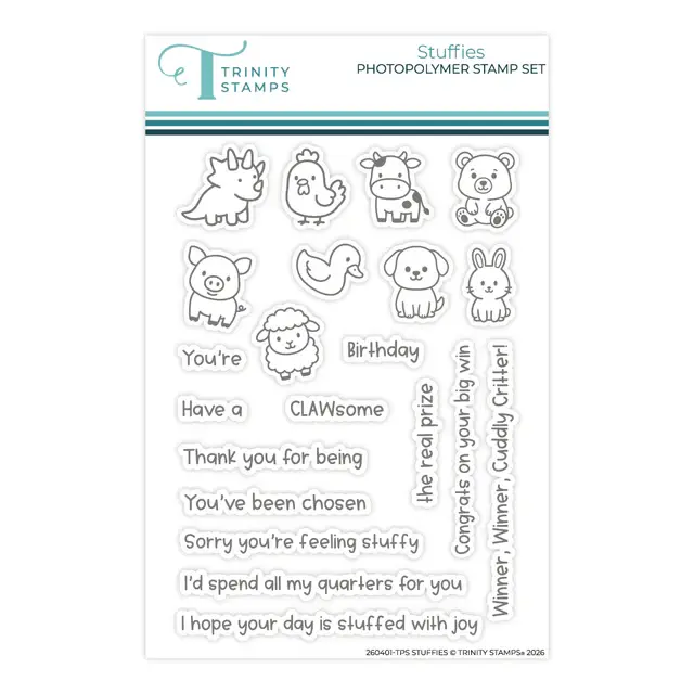 TRINITY STAMPS TRINITY STAMPS STUFFIES CLEAR STAMP SET
