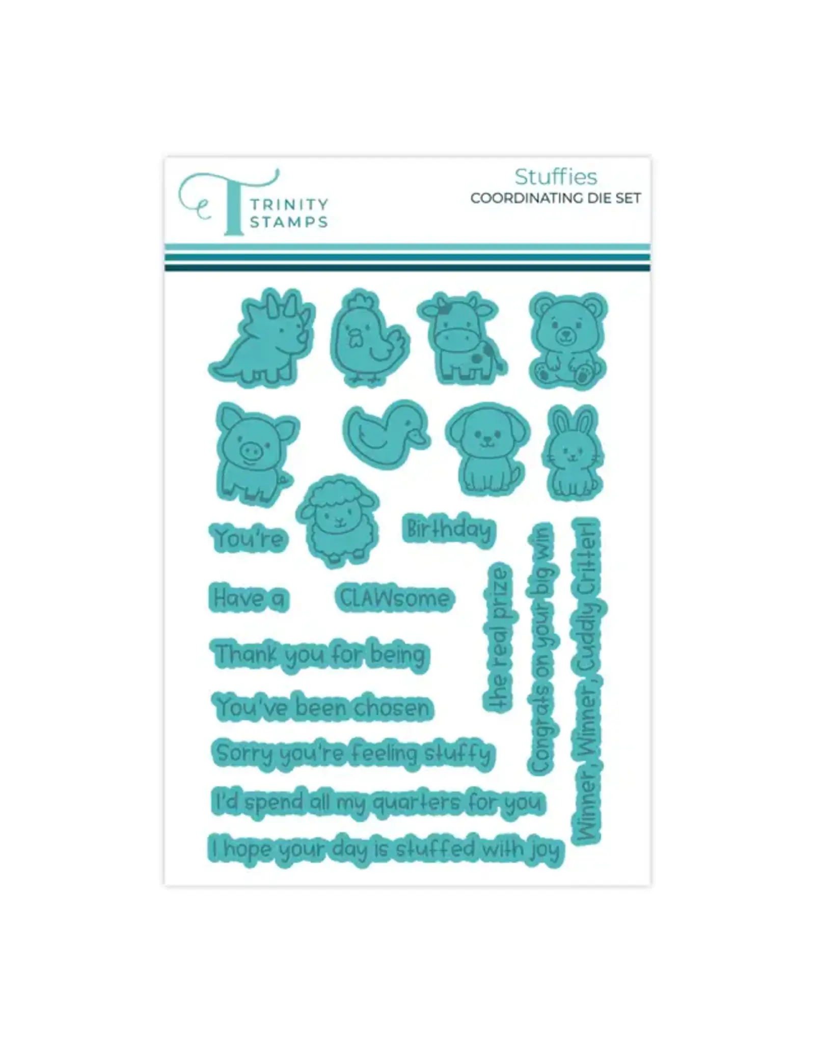 TRINITY STAMPS TRINITY STAMPS STUFFIES COORDINATING DIE SET