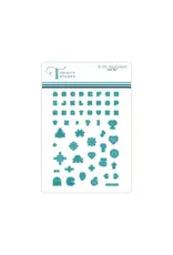 TRINITY STAMPS TRINITY STAMPS 8-BIT ALPHABET COORDINATING DIE SET