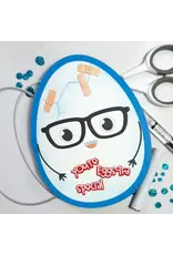 TRINITY STAMPS TRINITY STAMPS EGG-CEPTIONAL SENTIMENTS CLEAR STAMP SET