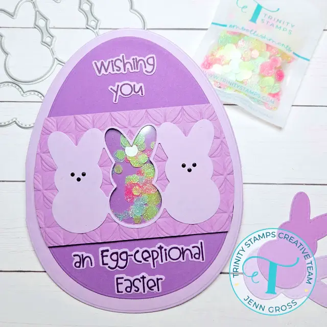 TRINITY STAMPS TRINITY STAMPS EGG-CEPTIONAL SENTIMENTS CLEAR STAMP SET