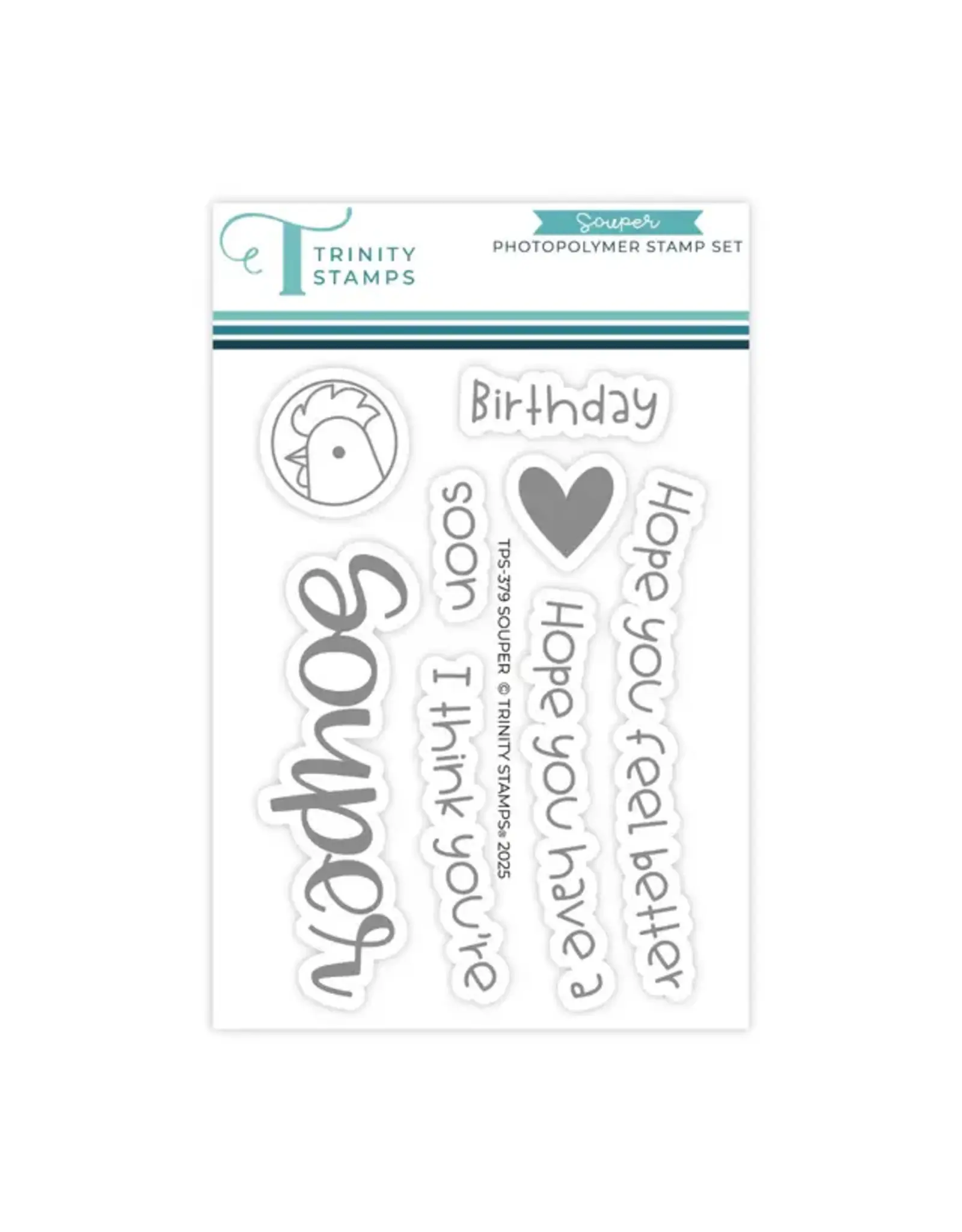 TRINITY STAMPS TRINITY STAMPS SOUPER CLEAR STAMP SET