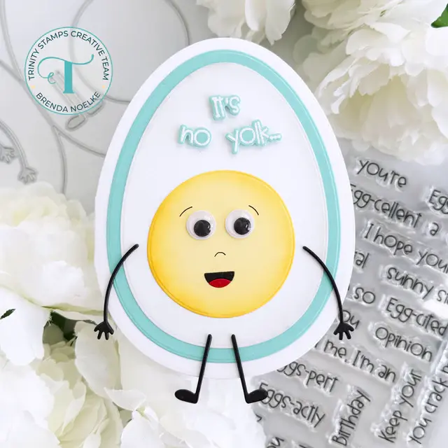 TRINITY STAMPS TRINITY STAMPS EGG-CEPTIONAL SENTIMENTS COORDINATING DIE SET