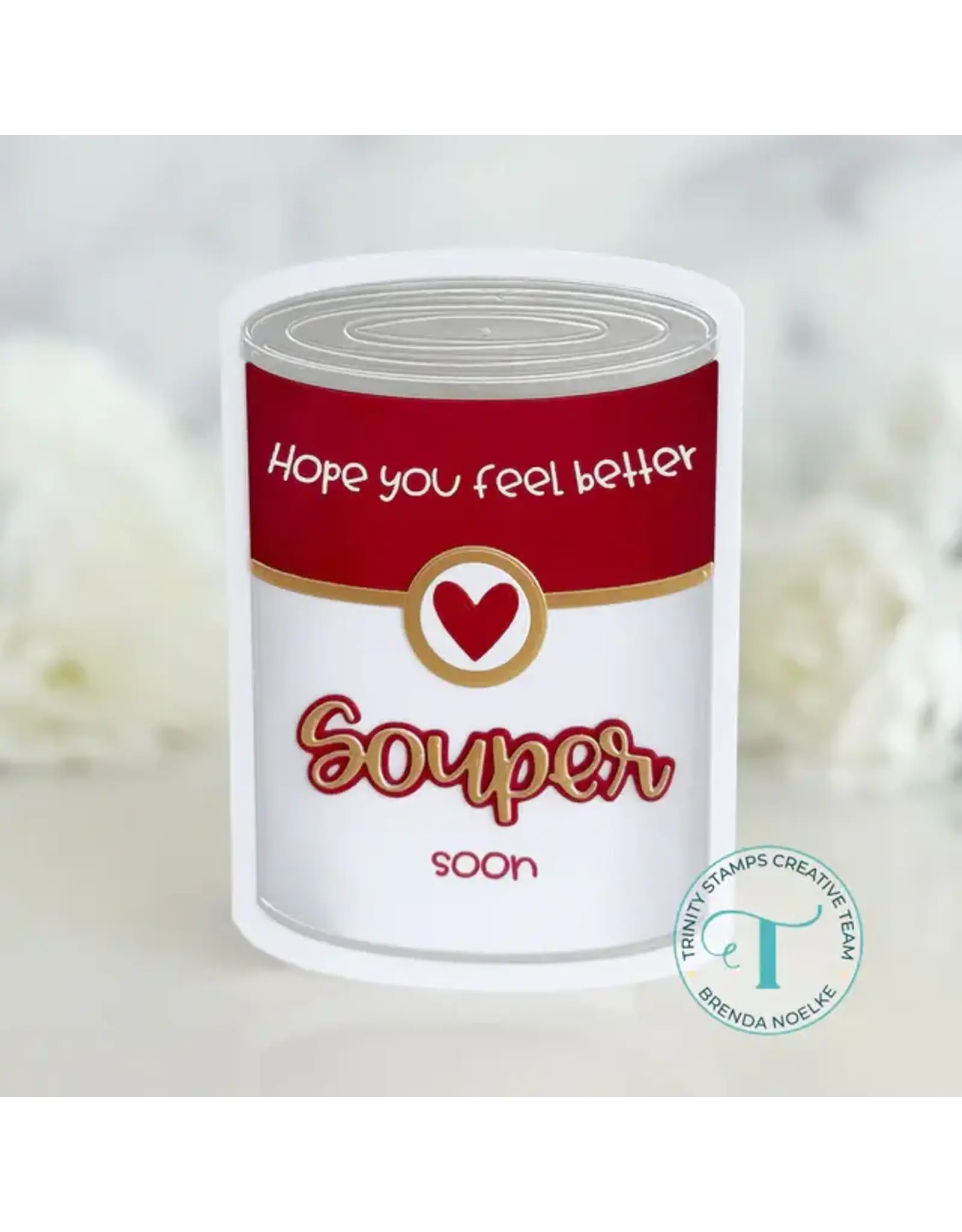 TRINITY STAMPS TRINITY STAMPS SOUP CAN-SHAPED CARD DIE SET