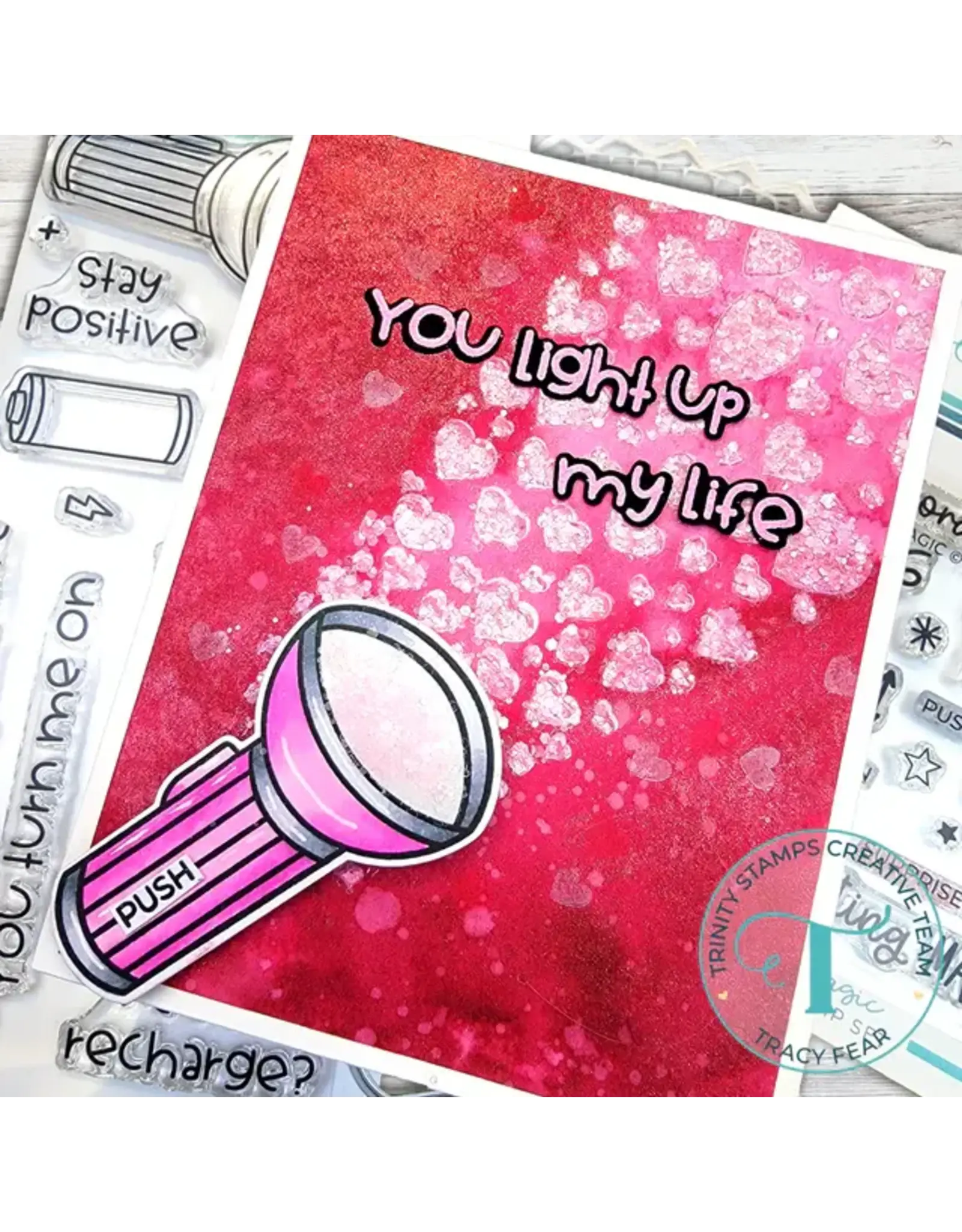 TRINITY STAMPS TRINITY STAMPS RECHARGE CLEAR STAMP SET