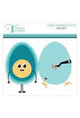 TRINITY STAMPS TRINITY STAMPS EGG-SHAPED CARD DIE SET