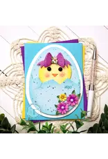 TRINITY STAMPS TRINITY STAMPS EGG-SHAPED CARD DIE SET