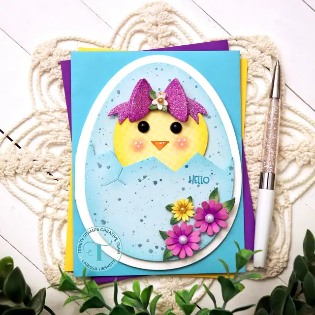 TRINITY STAMPS TRINITY STAMPS EGG-SHAPED CARD DIE SET