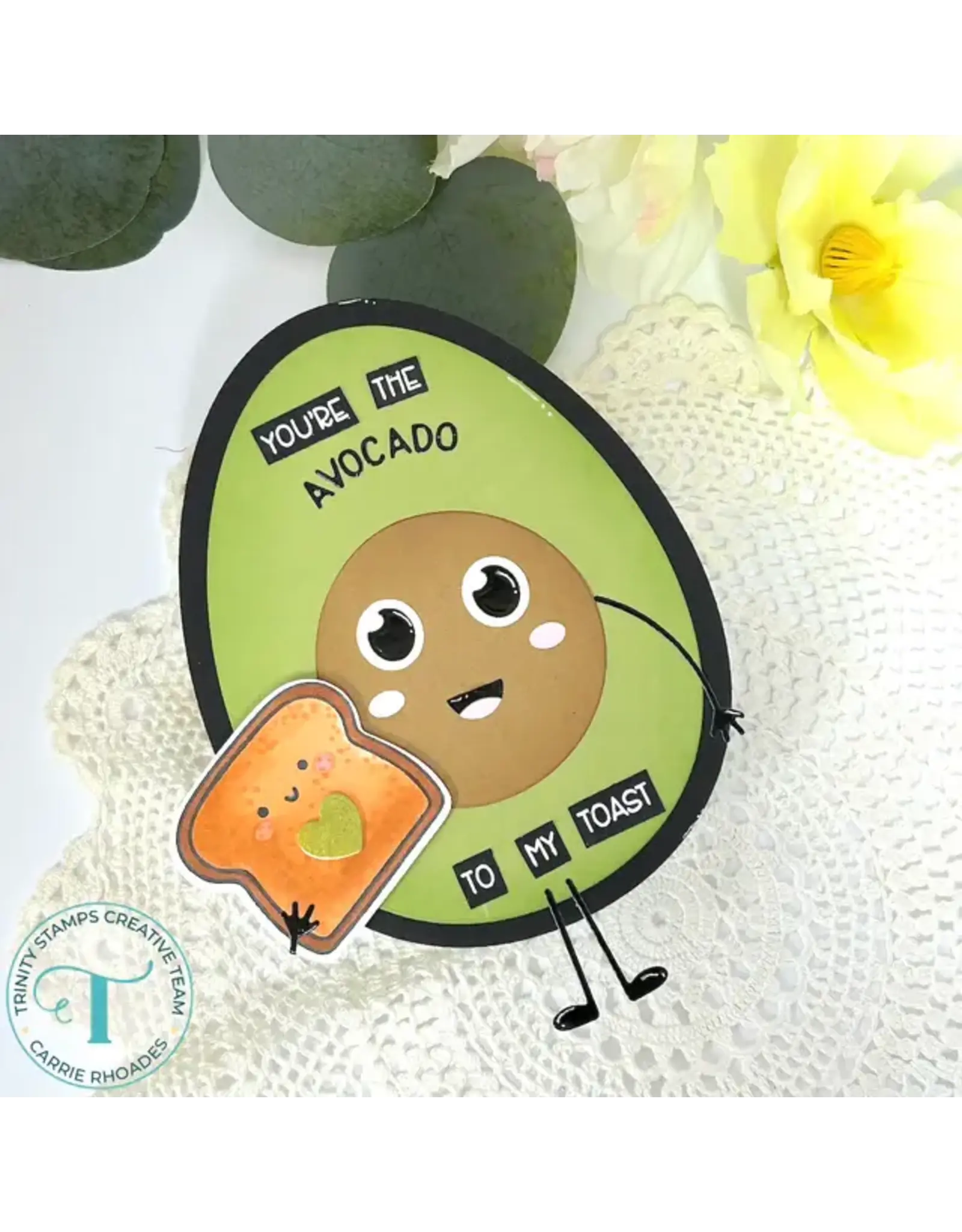 TRINITY STAMPS TRINITY STAMPS EGG-SHAPED CARD DIE SET