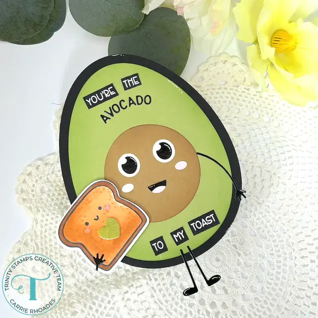 TRINITY STAMPS TRINITY STAMPS EGG-SHAPED CARD DIE SET