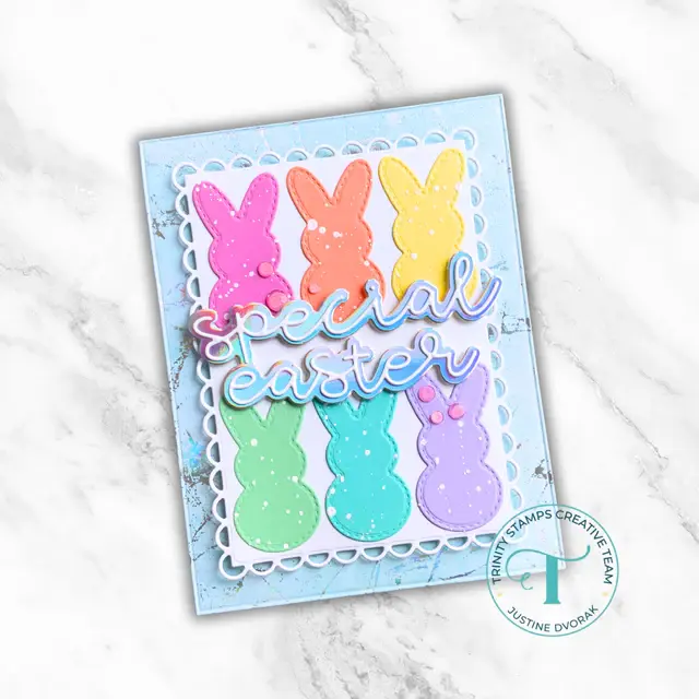 TRINITY STAMPS TRINITY STAMPS PEEP TRIO DIE SET