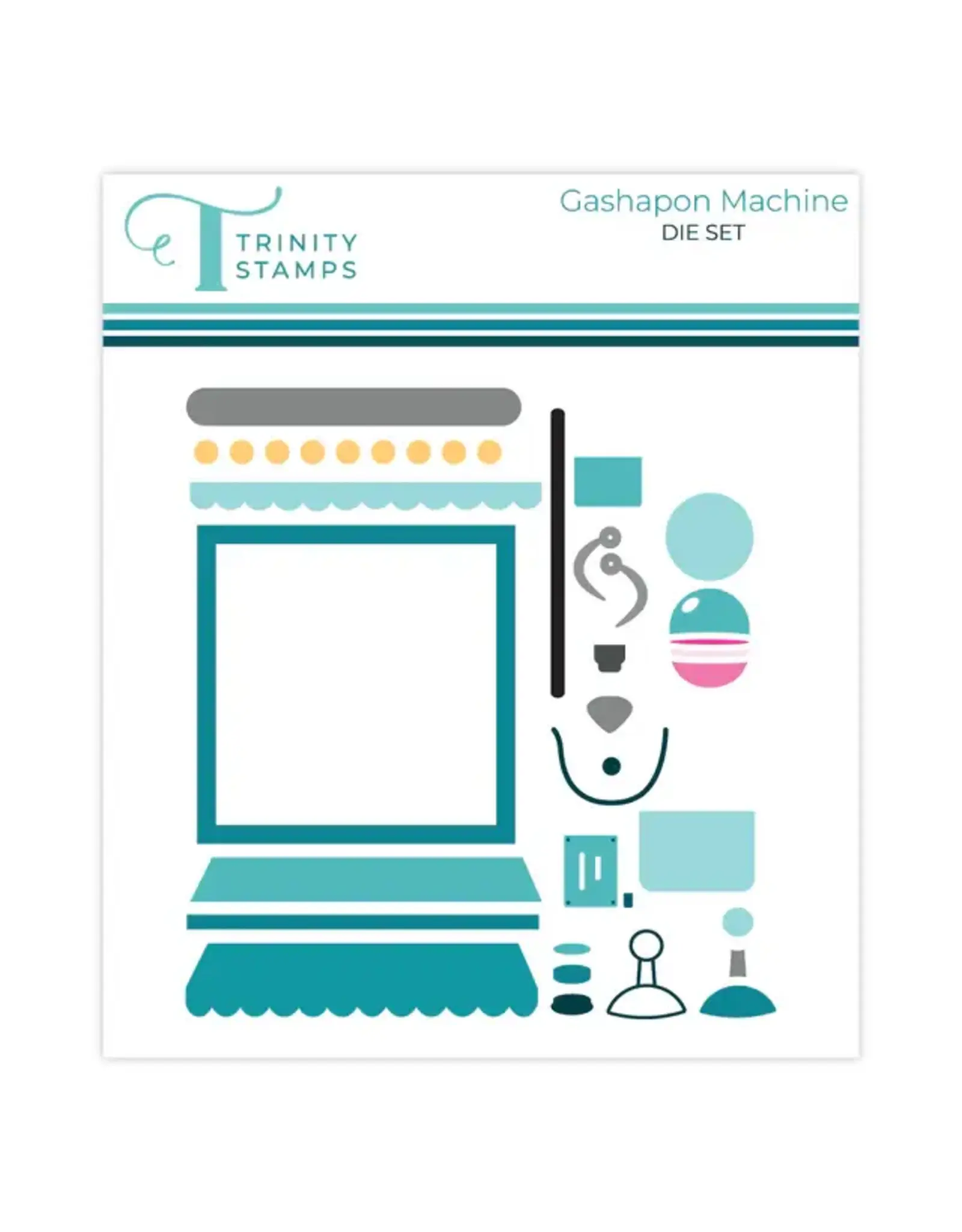 TRINITY STAMPS TRINITY STAMPS GASHAPON MACHINE DIE SET