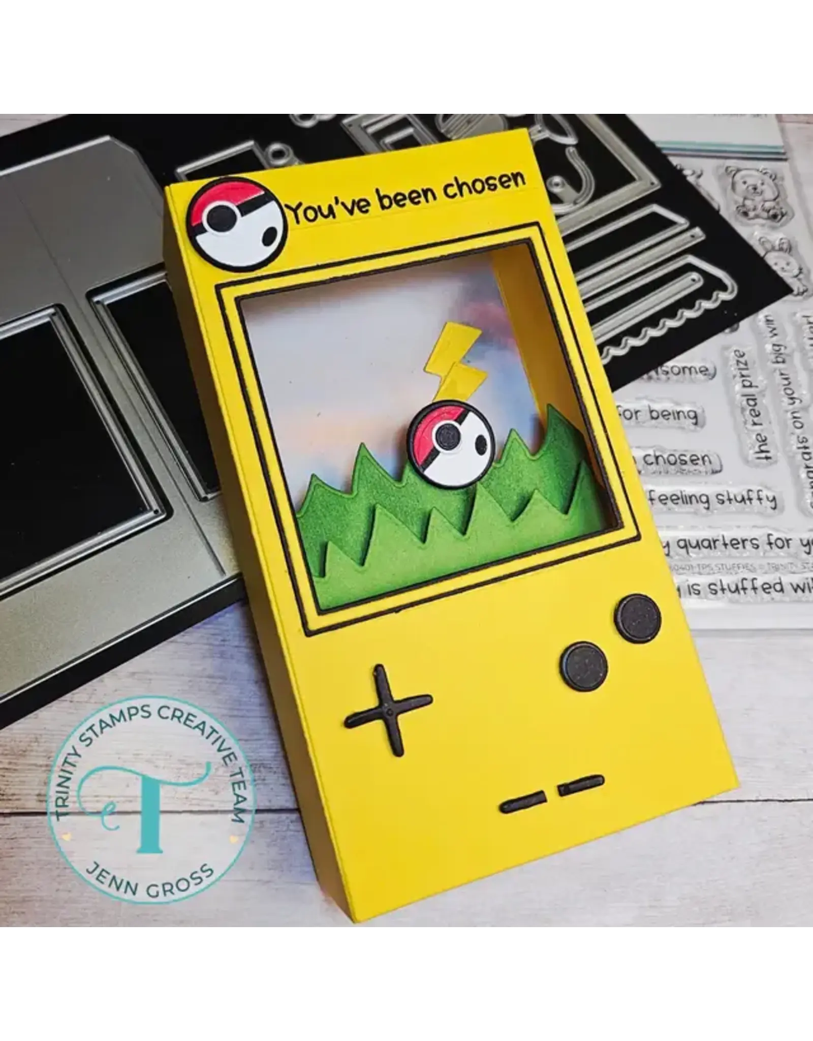 TRINITY STAMPS TRINITY STAMPS GASHAPON MACHINE DIE SET