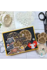 TRINITY STAMPS TRINITY STAMPS PAW PRINT HEART 6x6 STENCIL