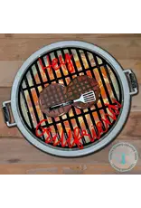 TRINITY STAMPS TRINITY STAMPS GRATE GRILLIN' 6x6 STENCIL