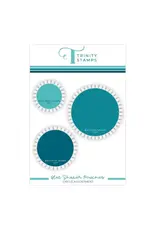 TRINITY STAMPS TRINITY STAMPS CIRCLE ASSORTMENT FLAT ACETATE SHAKER POUCHES