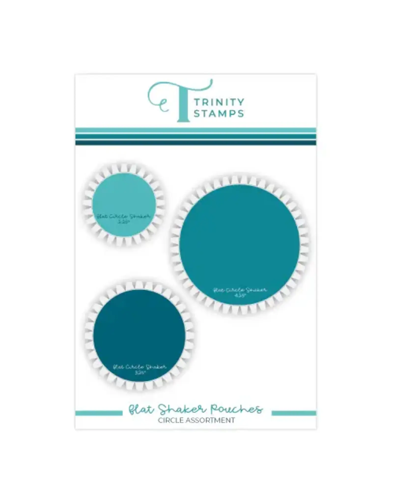 TRINITY STAMPS TRINITY STAMPS CIRCLE ASSORTMENT FLAT ACETATE SHAKER POUCHES