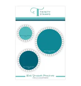 TRINITY STAMPS TRINITY STAMPS CIRCLE ASSORTMENT FLAT ACETATE SHAKER POUCHES