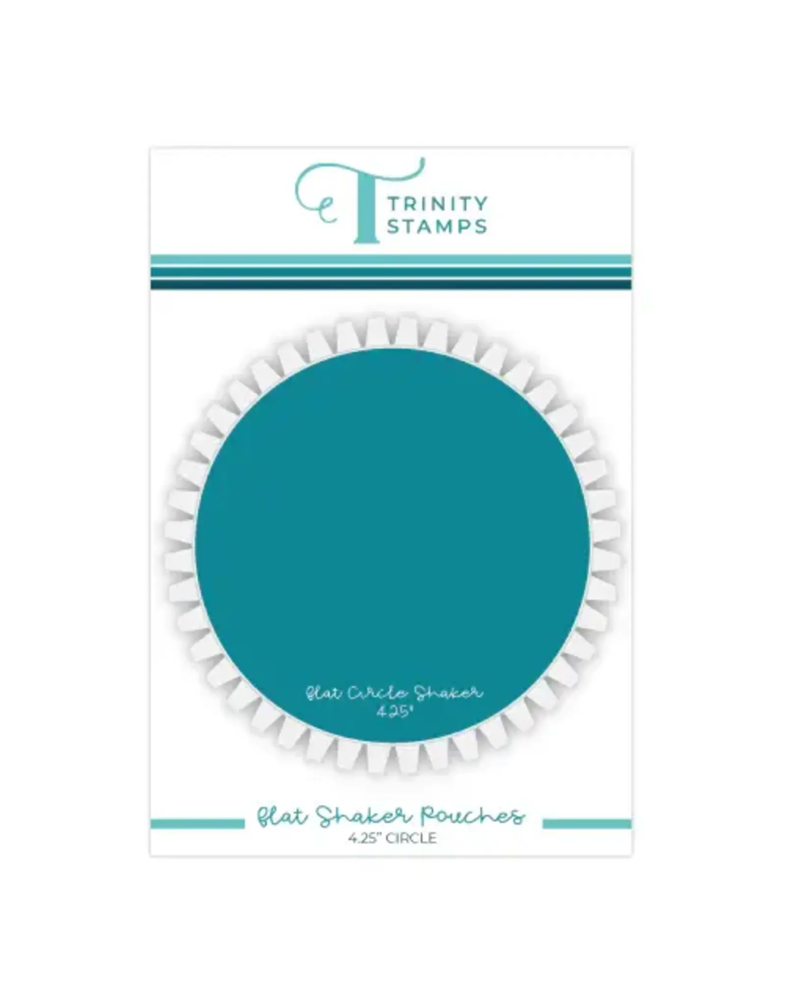 TRINITY STAMPS TRINITY STAMPS 4.25" CIRCLE FLAT ACETATE SHAKER POUCHES
