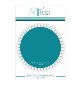 TRINITY STAMPS TRINITY STAMPS 4.25" CIRCLE FLAT ACETATE SHAKER POUCHES