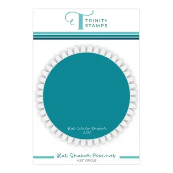 TRINITY STAMPS TRINITY STAMPS 4.25" CIRCLE FLAT ACETATE SHAKER POUCHES