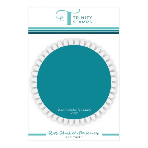 TRINITY STAMPS TRINITY STAMPS 4.25" CIRCLE FLAT ACETATE SHAKER POUCHES